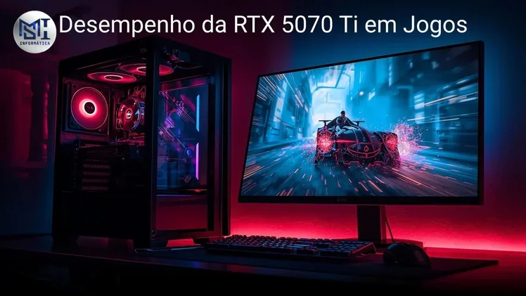 desempenho da RTX 5070 Ti em jogos modernos