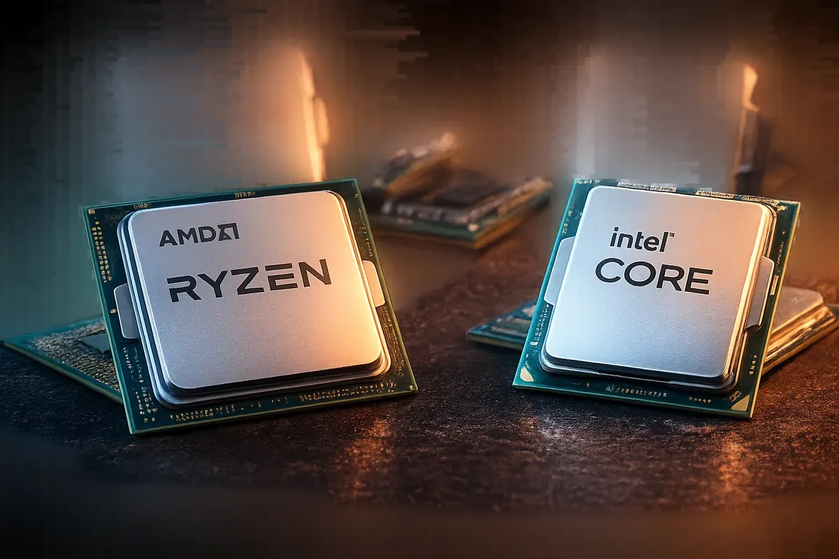 processadores AMD Ryzen e Intel Core para PC