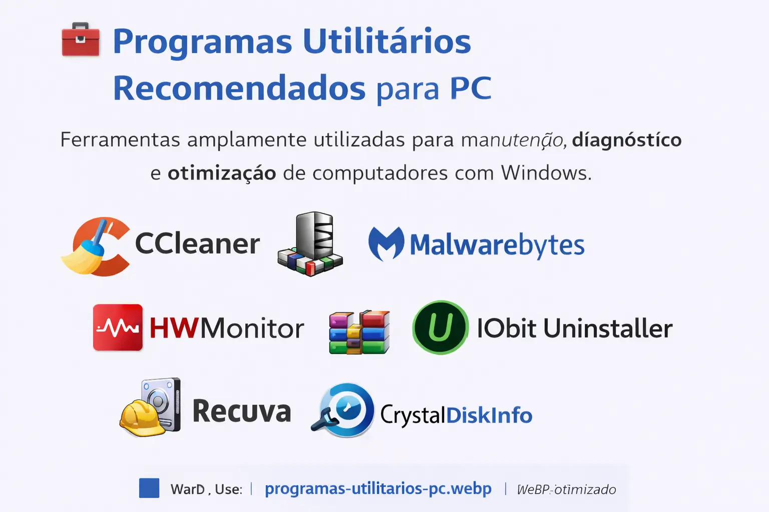 programas utilitários para pc e manutenção do sistema