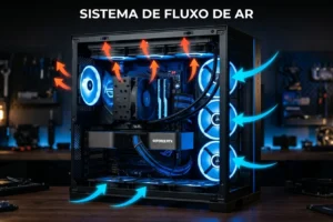 Fluxo de ar no gabinete: como posicionar as ventoinhas