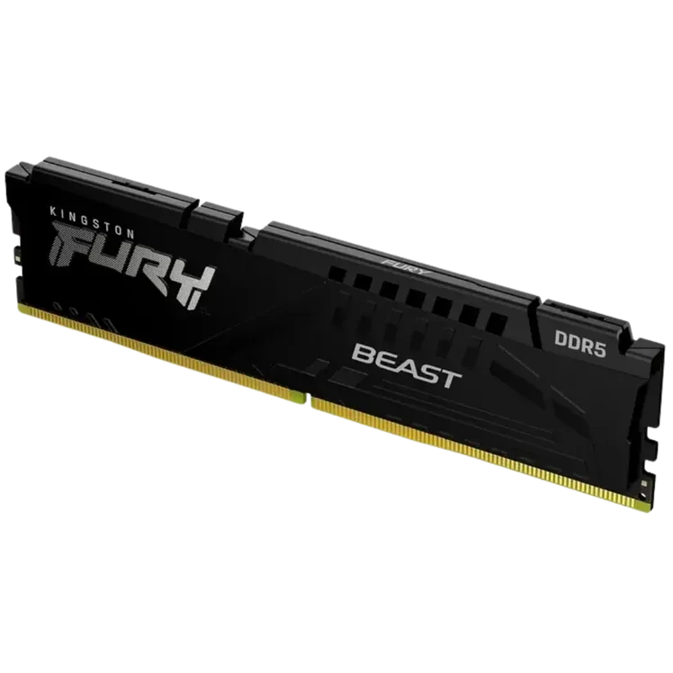 Memória RAM 32GB Kingston Fury Beast DDR5 para PC Gamer de alto desempenho. kit upgrade processador.
