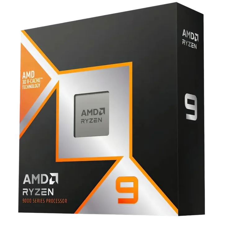 Processador AMD Ryzen 9 9950X3D AM5 com tecnologia 3D V-Cache para alto desempenho. kit upgrade processador.