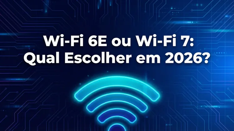 Comparativo Wi-Fi 6E vs Wi-Fi 7: guia de roteadores 2026